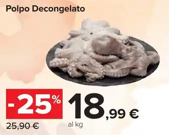 Carrefour Polpo Decongelato offerta