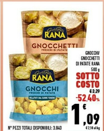 Conad City Giovanni rana - gnocchi freschi di patate offerta