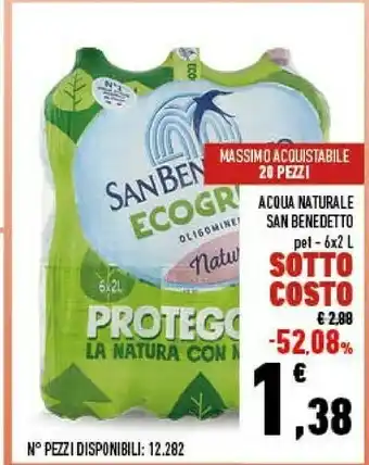 Conad City San benedetto - acqua minerale naturale offerta