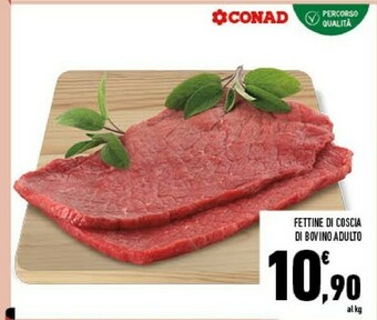 Conad City Fettine di coscia di bovino adulto offerta