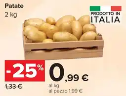 Carrefour Patate offerta