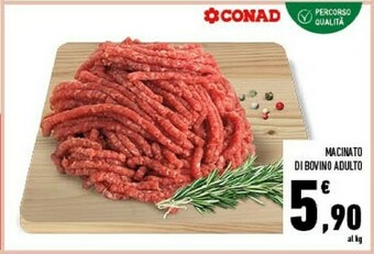 Conad City Macinato di bovino adulto offerta