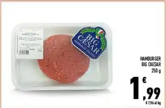 Conad City Big caesar hamburger offerta