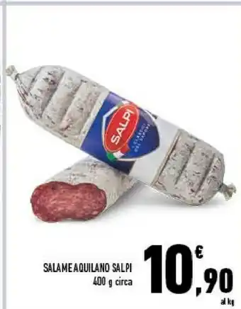 Conad City Salpi salame aquilano offerta