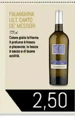 Conad City Falanghina igt canto de messeri offerta