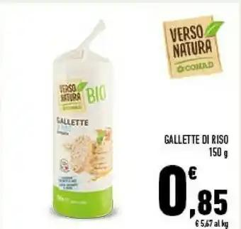 Conad City Gallette di riso offerta