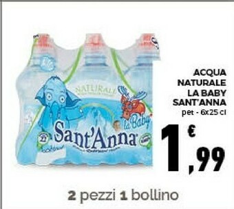 Conad City Sant'anna - acqua minerale naturale offerta