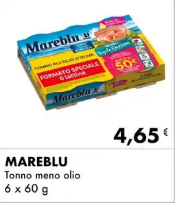 Iper Tosano MAREBLU Tonno meno olio offerta