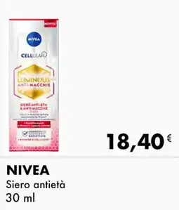 Iper Tosano NIVEA Siero antietà offerta
