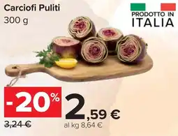 Carrefour Carciofi Puliti offerta