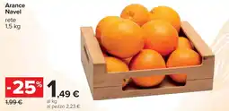 Carrefour Arance Navel offerta
