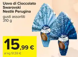 Carrefour Uovo di Cioccolato Swarovski Nestlè Perugina offerta