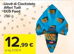 Carrefour Uovo di Cioccolato Affari Tuoi DLG Food offerta