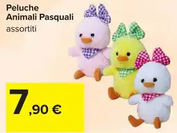 Carrefour Peluche Animali Pasquali offerta