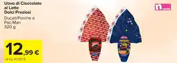 Carrefour Uovo di Cioccolato al Latte Dolci Preziosi offerta
