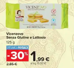 Carrefour Vicenzovo Senza Glutine e Lattosio offerta