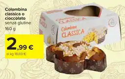 Carrefour Colombina classica o cioccolato offerta