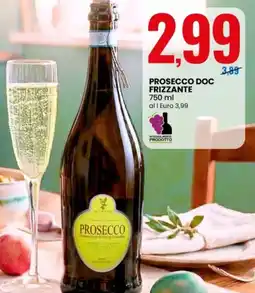Eurospin Prosecco doc frizzante offerta