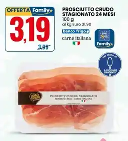 Eurospin Amo essere prosciutto crudo stagionato 24 mesi offerta