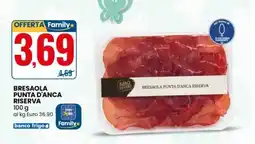 Eurospin Amo essere bresaola punta d'anca riserva offerta