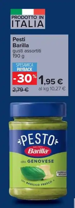 Carrefour Pesti Barilla offerta