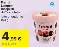 Carrefour Franui Lamponi Ricoperti di Cioccolato offerta