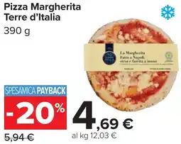 Carrefour Pizza Margherita Terre d'Italia offerta