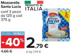 Carrefour Mozzarella Santa Lucia offerta