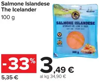 Carrefour Salmone Islandese The Icelander offerta