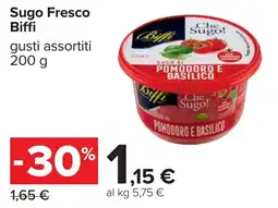 Carrefour Sugo Fresco Biffi offerta