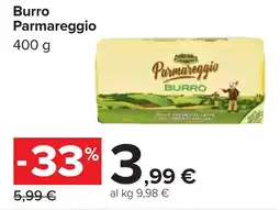 Carrefour Burro Parmareggio offerta