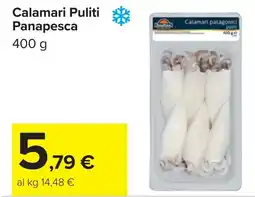 Carrefour Calamari Puliti Panapesca offerta