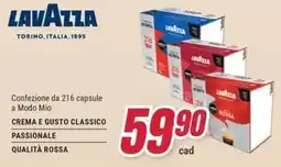 Trony Lavazza crema e gusto classico, passionale qualità rossa offerta