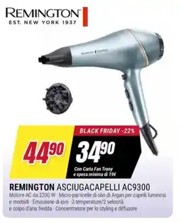 Trony REMINGTON ASCIUGACAPELLI AC9300 offerta