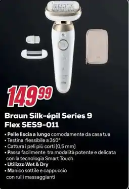 Trony Braun Silk-épil Series 9 Flex SES9-011 offerta
