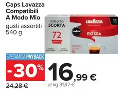Carrefour Caps Lavazza Compatibili A Modo Mio offerta