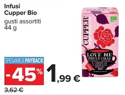 Carrefour Infusi Cupper Bio offerta