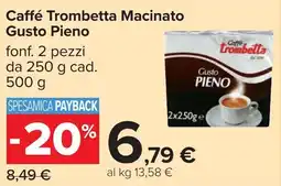 Carrefour Caffé Trombetta Macinato Gusto Pieno offerta