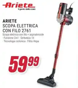 Trony Ariete scopa elettrica con filo 2761 offerta