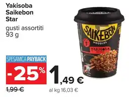 Carrefour Yakisoba Saikebon Star offerta