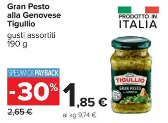 Carrefour Gran Pesto alla Genovese Tigullio offerta