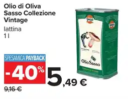 Carrefour Olio di Oliva Sasso Collezione Vintage offerta