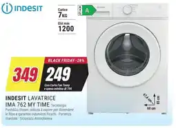 Trony INDESIT LAVATRICE IMA 762 MY TIME offerta