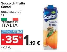 Carrefour Succo di Frutta Santal offerta