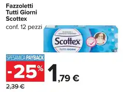 Carrefour Fazzoletti Tutti Giorni Scottex offerta