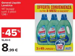 Carrefour General Liquido Lavatrice offerta