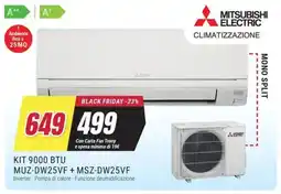 Trony MITSUBISHI ELECTRIC KIT 9000 BTU MUZ-DW25VF+ MSZ-DW25VF offerta