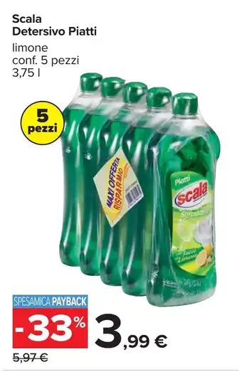 Carrefour Scala Detersivo Piatti offerta