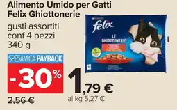 Carrefour Alimento Umido per Gatti Felix Ghiottonerie offerta