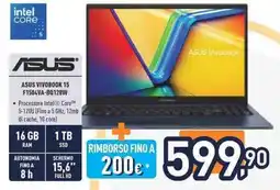 Unieuro ASUS VIVOBOOK 15 F1504VA-BQ128W offerta
